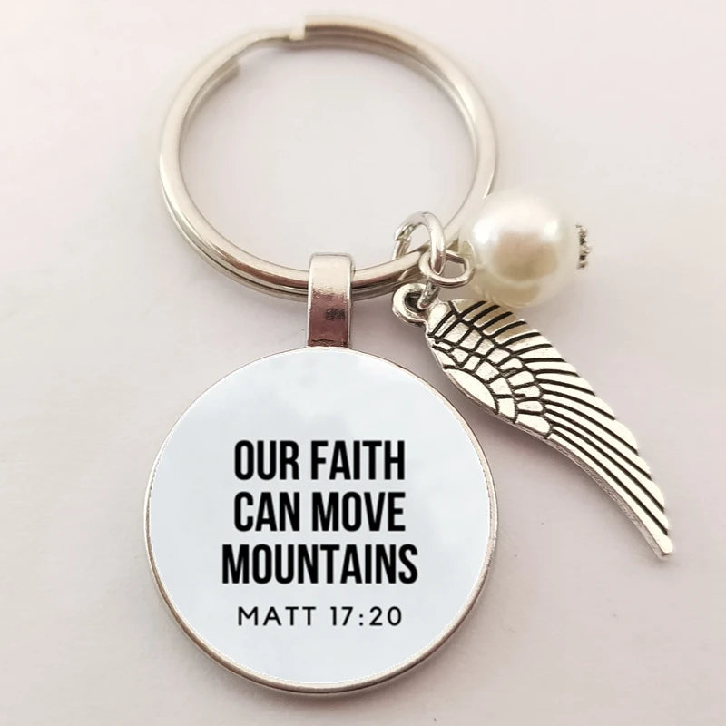 Inspirational Bible Verse Keychain – Thoughtful Christian Jewelry for Women and Men, Perfect Gifts for Friends